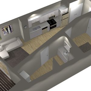 Type A - 1 Bedroom Floor Plan - Art Bloc