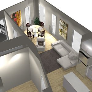 Type B - 1 Bedroom Floor Plan - Art Bloc