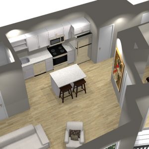 Type D - 1 Bedroom Floor Plan - Art Bloc